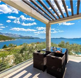 Luxury 5 Bedroom Beachfront Villa near Dubrovnik, Sleeps 11-12
